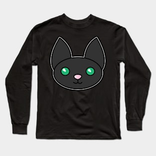 Cat Face 2 - Cat Lover Cats Long Sleeve T-Shirt